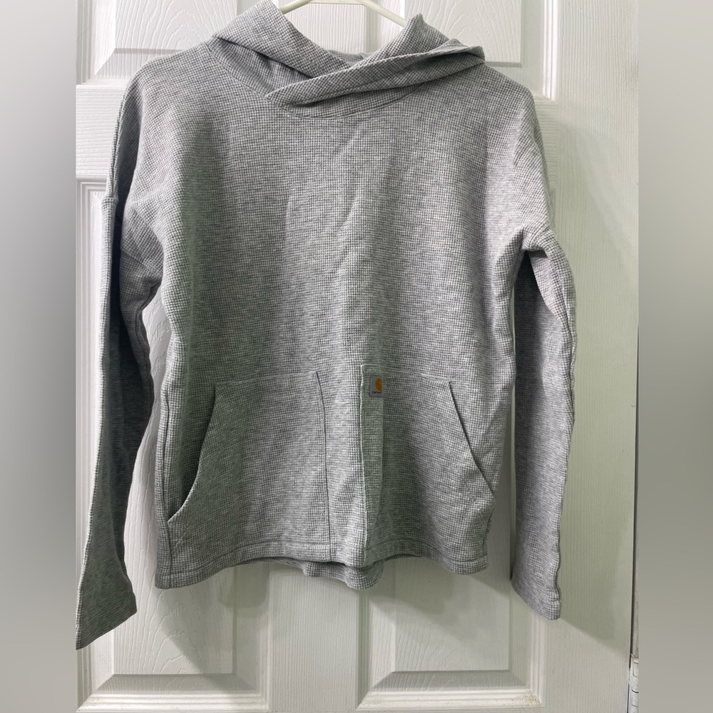 Girls textured carharrt sweatshirt